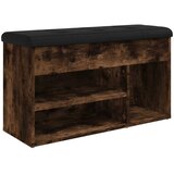  The Living Store Klop za čevlje dimljen hrast 82x32x45,5 cm inženirski les - Klop Za Čevlje, (21444082) | Shoptok.si