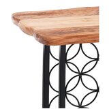 Tomasucci Crni/u prirodnoj boji metalni držač za boce vina broj boca 15 kom 46x56x35,5 cm Ras – | shoptok.hr