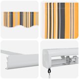  Skrovita tenda Šareni 500 × 300 cm Tkanina i Metal | Eponuda.com