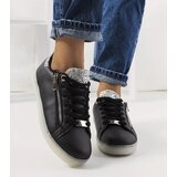 Gemre Black LED sneakers Caldwell | ePonuda.com