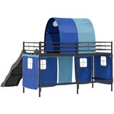  Okvir Krevet za Dječji Loft Crna i Plava 100 x 190 cm Metal | shoptok.hr