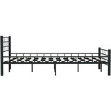  Posteljni okvir črn jeklen 120x200 cm, (20645012) | Shoptok.si