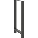  Noge za barski stol antracit boje 2 kom 60 x (110-111) cm čelik | shoptok.hr