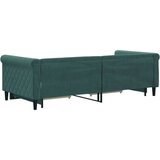  Dnevni krevet na razvlačenje tamnozeleni 90 x 200 cm baršunasti | shoptok.hr