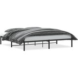  The Living Store Kovinski posteljni okvir črn 193x203 cm - Posteljni Okvir, (21448689) | Shoptok.si