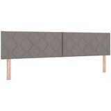  Boxspring krevet s madracem Sivosmeđa 200 x 200 cm Tkanina | shoptok.hr