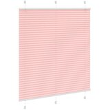  Plisirana zavjesa Roza 120x100 cm Širina tkanine 119,4 cm Poliester | shoptok.hr