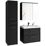 P & B kopalnica toronto, črna, 4-Delno | Shoptok.si