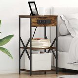  Noćni ormar s policom 2 pcs Dimljeni hrast 41 x 31 x 76 cm | shoptok.hr