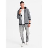 Ombre Men's softly structured hooded sweatshirt - black | shoptok.hr