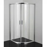 polkrožna tuš kabina z drsnimi vrati q-line 80 x 80 x 190 (Q80C)