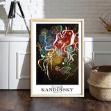 WALLXPERT 4262AHSKANDINSKY-012 Višenamenska Dekorativna Slika u Ram | Eponuda.com