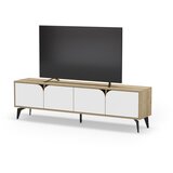 Marckeric Bela/v naravni barvi TV omarica v hrastovem dekorju 180x51 cm Nola – | Shoptok.si