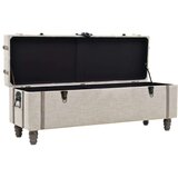  Klop za shranjevanje 3 kosi trden les in jeklo 112x37x45 cm | Shoptok.si