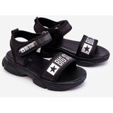 Big Star Kids Velcro Sandals LL374192 Black Cene