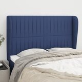  Uzglavlje s ušima plavo 147x23x118/128 cm od tkanine | shoptok.hr