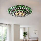 Brilagi tiffany vitražna stropna svetiljka margaret 2xE27/60W/230V prečnik 40 cm | Eponuda.com