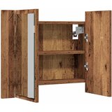  LED ormarić s ogledalom staro drvo 60x12x45cm konstruirano drvo | Eponuda.com