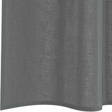 Voile zavjese s džepovima za šipke 2 kom tamnosive Siva 140 x 140 cm | Shoptok.si