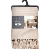 douceur d'intérieur Bež bombažno pregrinjalo 180x220 cm Lilia – | Shoptok.si