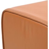  Klupa 110 x 30 x 45 cm Prava koža Smeđa | shoptok.hr