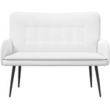 SOFA za dvije osobe Bijeli 115 x 61 x 87 cm tkanina | shoptok.hr