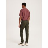 Reserved - Slim fit cargo hlače - zelena | shoptok.hr