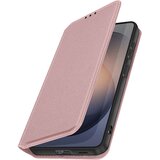 AVIZAR Preklopna torbica za Galaxy S26 magnetna Classic Edition s stojalom, Roza, (5000274284) | Shoptok.si