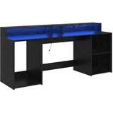  Stol s ladicama Crni hrast 200 x 55 x 91 cm Konstruirano drvo | shoptok.hr