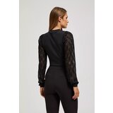 Marisse Black Blouse With Decorative Sleeves | Eponuda.ba