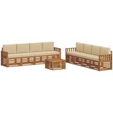  Set vanjskih sofa 9 kom. Prirodna i bež | shoptok.hr