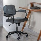  Antracitno siv pisarniški stol iz umetnega usnja – | Shoptok.si