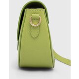 Answear Lab Kožna torba boja: zelena | shoptok.hr