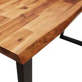  Konzolni stol sa živim rubom 110x35x80 cm masivno drvo bagrema | Eponuda.ba