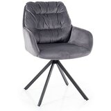  Stolica SPELLO - Umjetna koža - siva | shoptok.hr