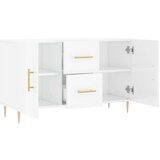  Komoda sjajna bijela 100x36x60 cm od konstruiranog drva | shoptok.hr