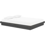  Za krevet od masivnog drva sivi 150 x 200 cm 5FT King | shoptok.hr