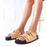  Woven Brown Buckle Sandals Sameli Cijene