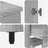  Toaletna jedinica Siva Sonoma 60 x 35 x 80 cm Konstruirano drvo | shoptok.hr