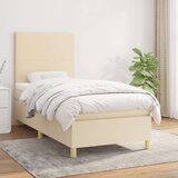  S oprugama i madracem krem 100 x 200 cm od tkanine | shoptok.hr