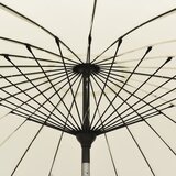 Vanjski suncobran s aluminijskim stupom 270 cm pješčano bijeli | shoptok.hr