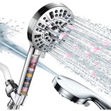 Dardanar With Handheld Filtered Shower Head, Likense 10 Mode Spray Combination High Pressure Removable Water Softener Shower Head with 60 Inch Hose, Mineral St, (21062441) Cene
