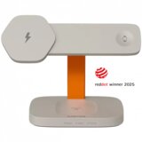  Wireless Charging Station Hexagon 310 3in1 LightGrey/Orange | ePonuda.com