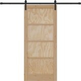 vidaXL Klizna vrata s hardverom 86 x 198.5 cm od čvrstog drva borovine | shoptok.hr