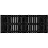  Uzglavlje za krevet Crno 159 5x3x60 cm od masivne borovine | shoptok.hr