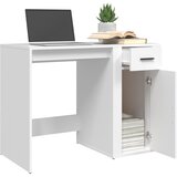  Radni stol bijeli 100 x 49 x 75 cm od konstruiranog drva | Eponuda.ba