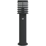  Vanjska podna svjetiljka sa senzorom crne 60 cm čelična | Eponuda.com
