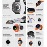 Ms Mobile DT WATCH ULTRA Smart Watch crni (crna silikonska narukvica) | Eponuda.com
