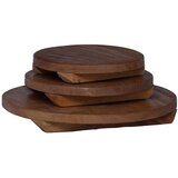  Stol za rastline 3 pcs Rjava Mahagonijevo les, (5000207847) | Shoptok.si