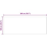  Tepih od umjetne ovčje kože TAFALLA Antracit 100 x 200 cm | shoptok.hr